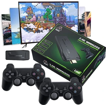 Žaidimų konsolė Retro Console RETRO GAMES, spalva: juoda