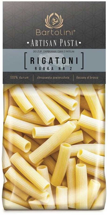 Ekologiški RIGARONI makaronai BARTOLINI, 400g