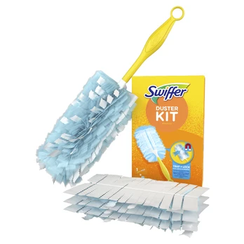 Swiffer Duster Starter Kit Dulkių Šepetėlis + Atsarginis Šepetys 4 vnt