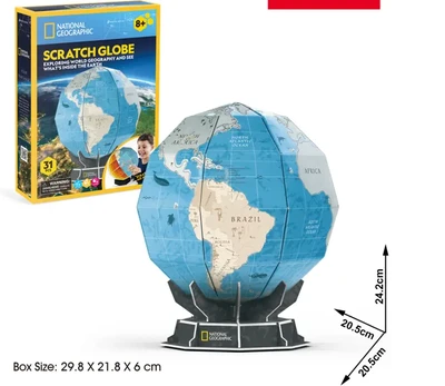 CubicFun 3D Delionė National Geographic Globus