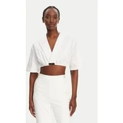 Elisabetta Franchi Palaidinė CA12452E2 100 Balta Regular Fit