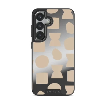 Terracotta - Samsung Galaxy S25 Plus Case, Elite Mirror (Magnetic) / Gunmetal