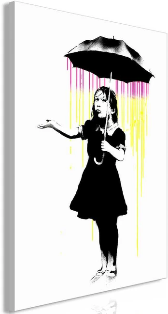 Artgeist Paveikslas - Girl with Umbrella (1 Part) Vertical
