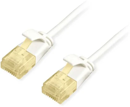 Equip Patchkabel Cat6A Slim U/UTP 2xRJ45 2.00m baltas LSZH Polybeutel