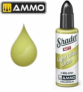 AMMO by MIG Jimenez AMMO MIG - Matinis SHADER dažai Olive Drab, 10 ml, 0741