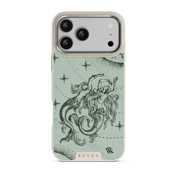 Virgo - iPhone 17 Pro Max Case, Elite Light (MagSafe) / Silver / Turquoise
