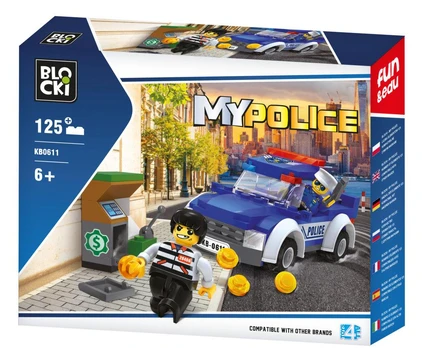 Konstruktorius BLOCKi MyPolice Apiplėšimas, KB0611, 125vnt