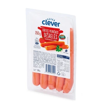 Virtos pieniškos dešrelės, a.r., CLEVER, 260 g