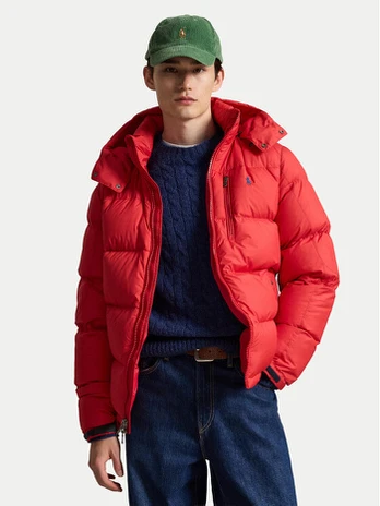 Polo Ralph Lauren Pūkinė striukė 710968278501 Raudona Regular Fit