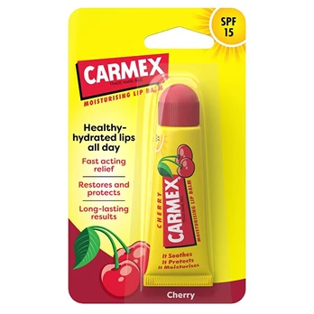 Carmex - Moisturizing lip balm SPF 15 Cherry Lip Balm 10 g