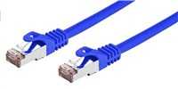 C-TECH kabelis patchcord Cat6, FTP, modrý, 2m