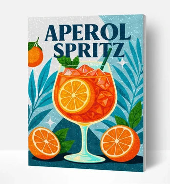 Splat Planet deimantinė dėlionė APEROL SPRITZ 30x40 cm