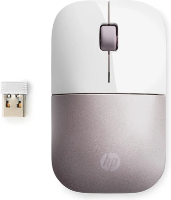 Pelė HP Z3700 White/Pink