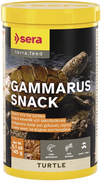 Roplių pašaras Sera Gammarus, vandens vėžliams, 145 g
