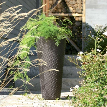 Sodo vazonas 55cm Matuba Slim antracitinis PROSPERPLAST