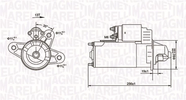 Starteris MAGNETI MARELLI 063720977010