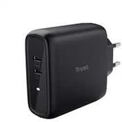 TRUST nabíječka MAXO 65W, 2x USB-C, juoda