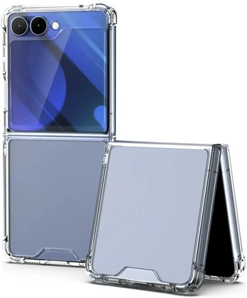 Dėklas Mercury Super Protect do Samsung Galaxy Z Flip8 permatomas