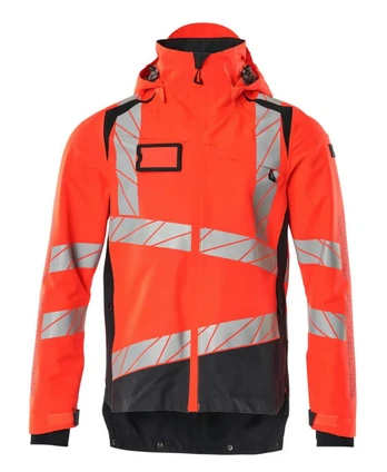 Outer shell Jacket Accelerate Safe CL3, red/dark navy 2XL, Mascot