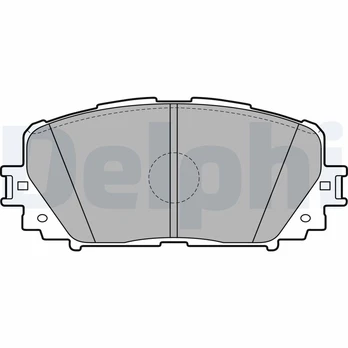 DELPHI LP2123 Brake pad set