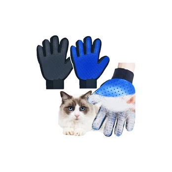 Lean Hair Combing Glove with Silicone Tips for Cat Dog