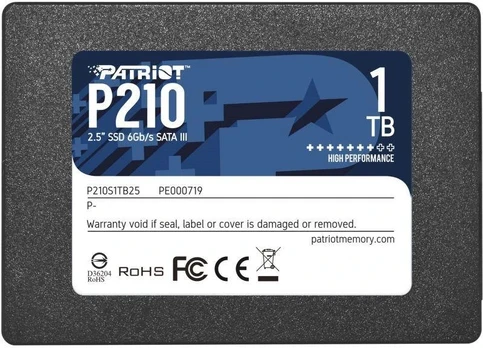 SSD diskas Patriot P210 1TB SATA3 2.5