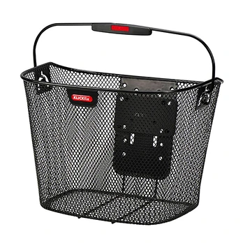 Dviračio krepšys ant vairo KLICKFix Uni // 18l, be KLICKfix laikiklio (juodas)