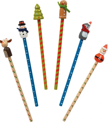 Christmas Pencils Set