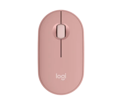 Logitech Pebble 2 M350s Belaidė pelė, RF Wireless + Bluetooth, 4000 DPI, Tonal Rose