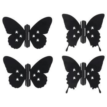 Lankstas durims Butterfly, 10.5 cm, 0.6 cm, juoda sp., 2 vnt.