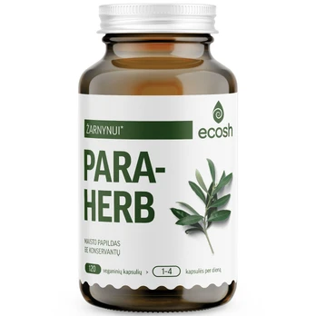 Žarnynui ECOSH PARAHERB, 120 kaps.