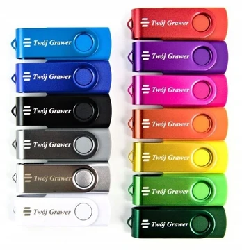10 vnt. 1 Gb Usb atmintukai su graviravimu - dovanos