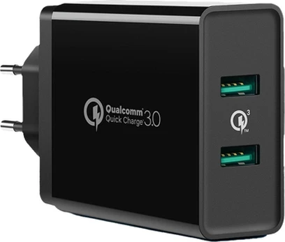 Ugreen charger 2xUSB-A 36W QC3.0 black (CD161)