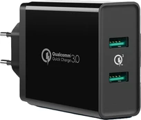 Ugreen charger 2xUSB-A 36W QC3.0 black (CD161) kaina