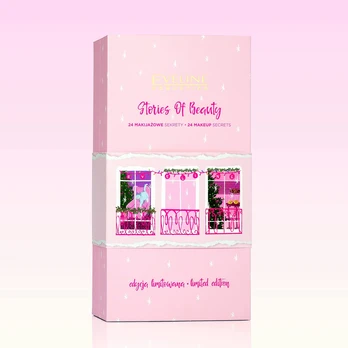 Eveline Cosmetics advento kalendorius su 24 viso dydžio makiažo priemonėmis