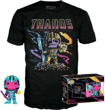 Funko Set figure POP & Tee Marvel Infinity Saga Thanos Exclusive