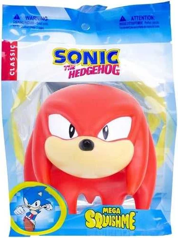 Just Toys Sonic the Hedgehog Squishme squishy Knuckles 12cm