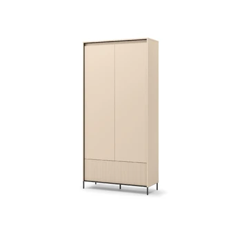 Spinta WARDROBE TREND TG2BPC, smėlio spalvos/juoda