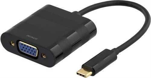 Adapteris DELTACO USB 3.1 "C" - VGA / USBC-VGA
