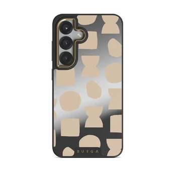Terracotta - Samsung Galaxy S25 Case, Elite Mirror (Magnetic) / Gold