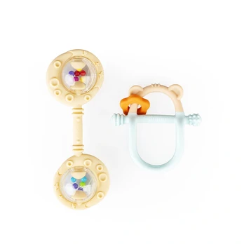 SET - Teether & Rattle - 30071 - STARTING - BEIGE