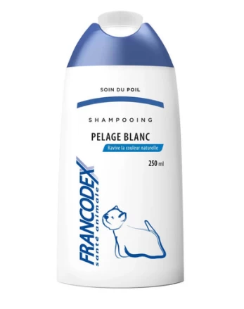 Francodex White Coat šampūnas šunims su baltu kailiu 250 ml