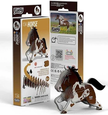 Fat Brain Toys Arklys Eugy. Ekologiška 3D dėlionė