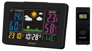 Meteorologinė stotelė Denver WS-540 black kaina