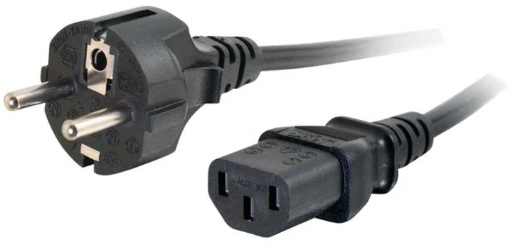 Kabelis zasilający C2G Kabelis / 1 m Universal Power cord CEE 7/7