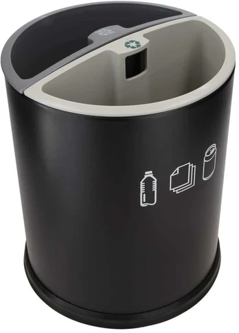 JVD Round šiukšliadėžė rūšiavimui, 10L