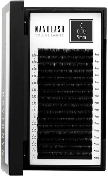 Nanolash VOLUME LASHES false eyelashes 0.10 C #9 mm 1 u
