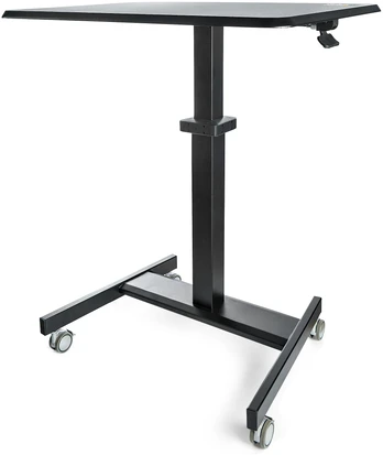StarTech MOBILE STANDING DESK -PORTABLE/SIT STAND ERGONOMIC ROLLING CART