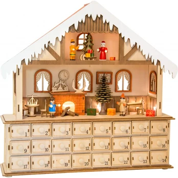 Living Room Advent Calendar with Lights