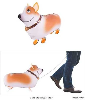 ESPA Folieballon gående hund